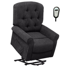 Power Lift Chair Electric Recliner Sofa with Adjustable Backrest Footrest and Side Pocket for Elderly