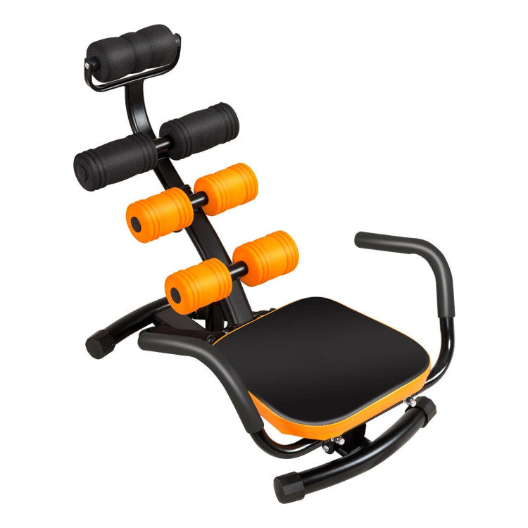 Core Fitness Abdominal Trainer Crunch Exercise Bench Machine with 3 Adjustable Levels