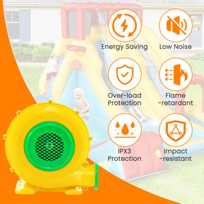 680W 1 Electric Blower, 2100 PA Air Blower for Inflatable