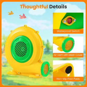 680W 1 Electric Blower, 2100 PA Air Blower for Inflatable