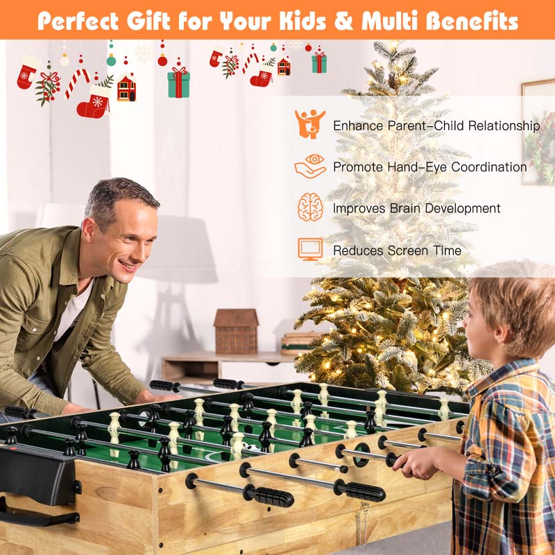 10-in-1 Multi Game Table Set, Combo Game Table with Air Hockey, Foosball, Table Tennis, Pool, Bowling & Board Games for Adults Family, Home Game Room