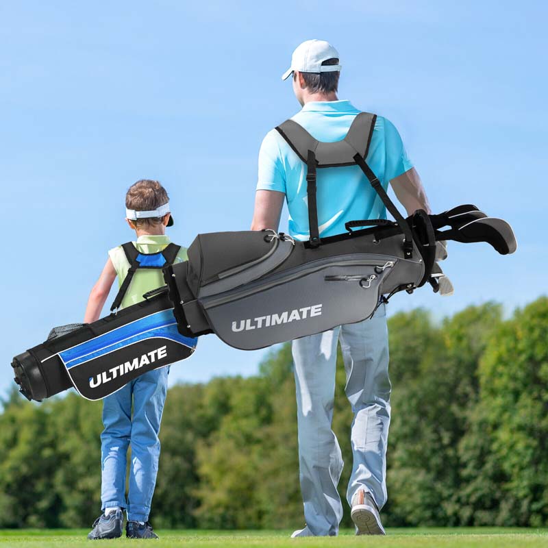 10 Pieces Men's Complete Golf Clubs Package Set Right Hand