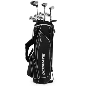 10 Pieces Men's Complete Golf Clubs Package Set Right Hand