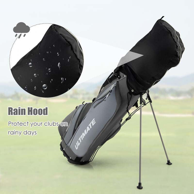 10 Pieces Men's Complete Golf Clubs Package Set Right Hand