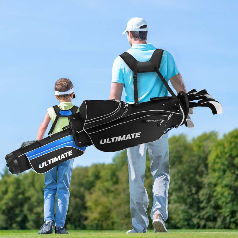 10 Pieces Men's Complete Golf Clubs Package Set Right Hand