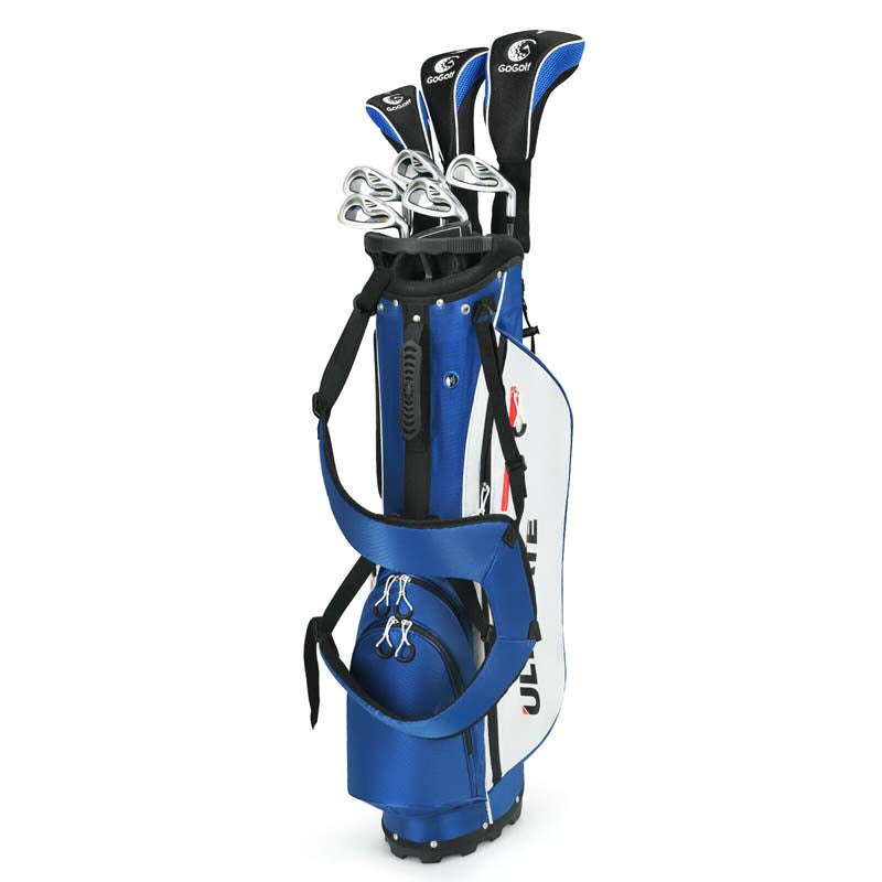 10 Pieces Men's Complete Golf Clubs Package Set Right Hand