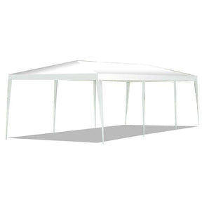 10 x 30 FT Outdoor Canopy Tent, Party Wedding Event Tent with Strong Connection Stakes & Ropes