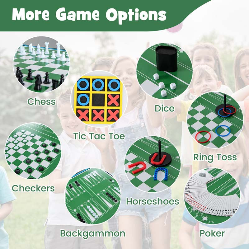 14-in-1 Multi Game Table, 48" Combo Game Table with Hockey, Foosball, Pool, Table Tennis, Basketball, Bowling for Kids Adults, Home Arcade, Game Room