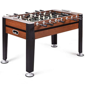 54" Competition Sized Foosball Table for Adults & Kids, Solid Wood Soccer Game Table with 2 Balls for Game Room, Office & Family Entertainment