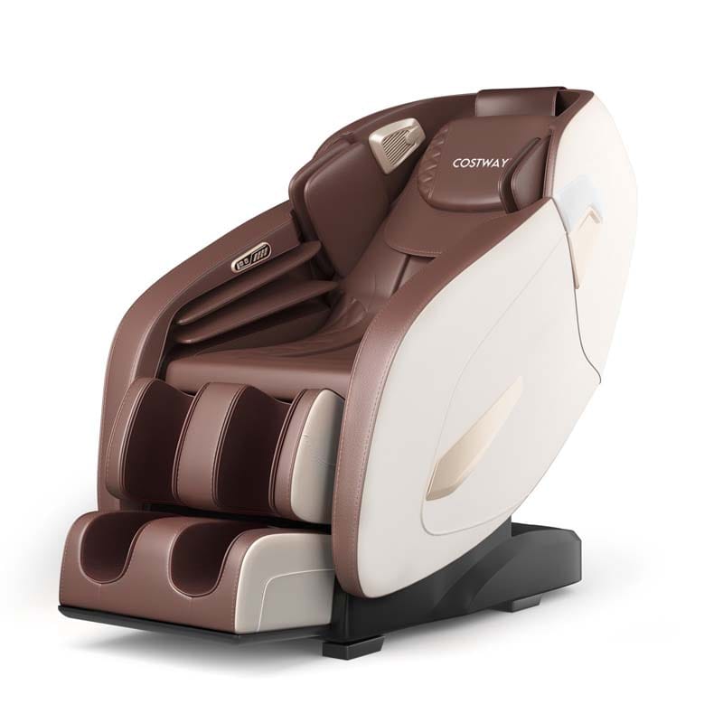 Full Body Shiatsu Massage Chair, SL Track Zero Gravity Massage Recliner with Auto Body Detector