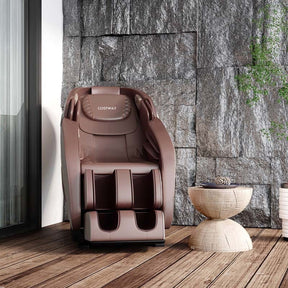 Full Body Shiatsu Massage Chair, SL Track Zero Gravity Massage Recliner with Auto Body Detector
