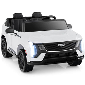 24V 2-Seater Ride-On Truck, Licensed Cadillac Kids Electric Car with Remote Control, 3 Speeds, LED Lights & Spring Suspension for Ages 3+