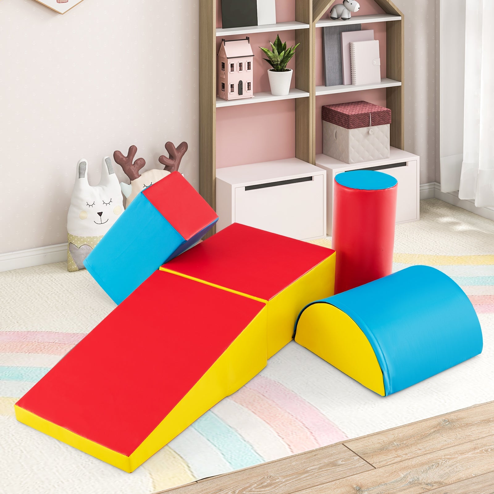 5-Piece Kids Climb & Crawl Activity Playset