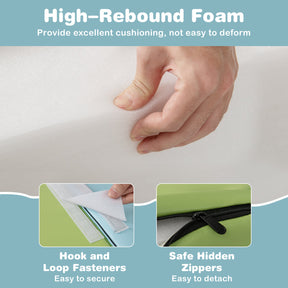 10-Piece  Soft Foam PU Leather Building Blocks Foam Climbing Toys for Toddlers