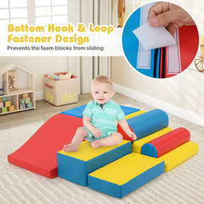 7 Pcs Foam Building Blocks Set for Kids, Creative Learning Toy Set for Toddlers