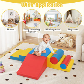 7 Pcs Foam Building Blocks Set for Kids, Creative Learning Toy Set for Toddlers