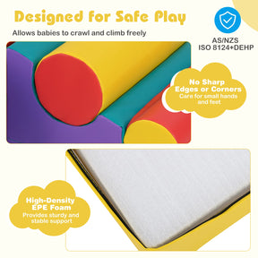 7Pcs Foam Building Blocks Set for Kids