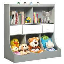 Freestanding Combo Cubby Bin Toy Storage