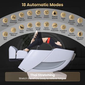 2025 Enjoyment 42 - Full Body Zero Gravity Massage Recliner with Airbags and Foot Rollers