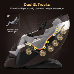 Relaxation 44 - Fully Body Massage Chair with Airbags and Waist Heater