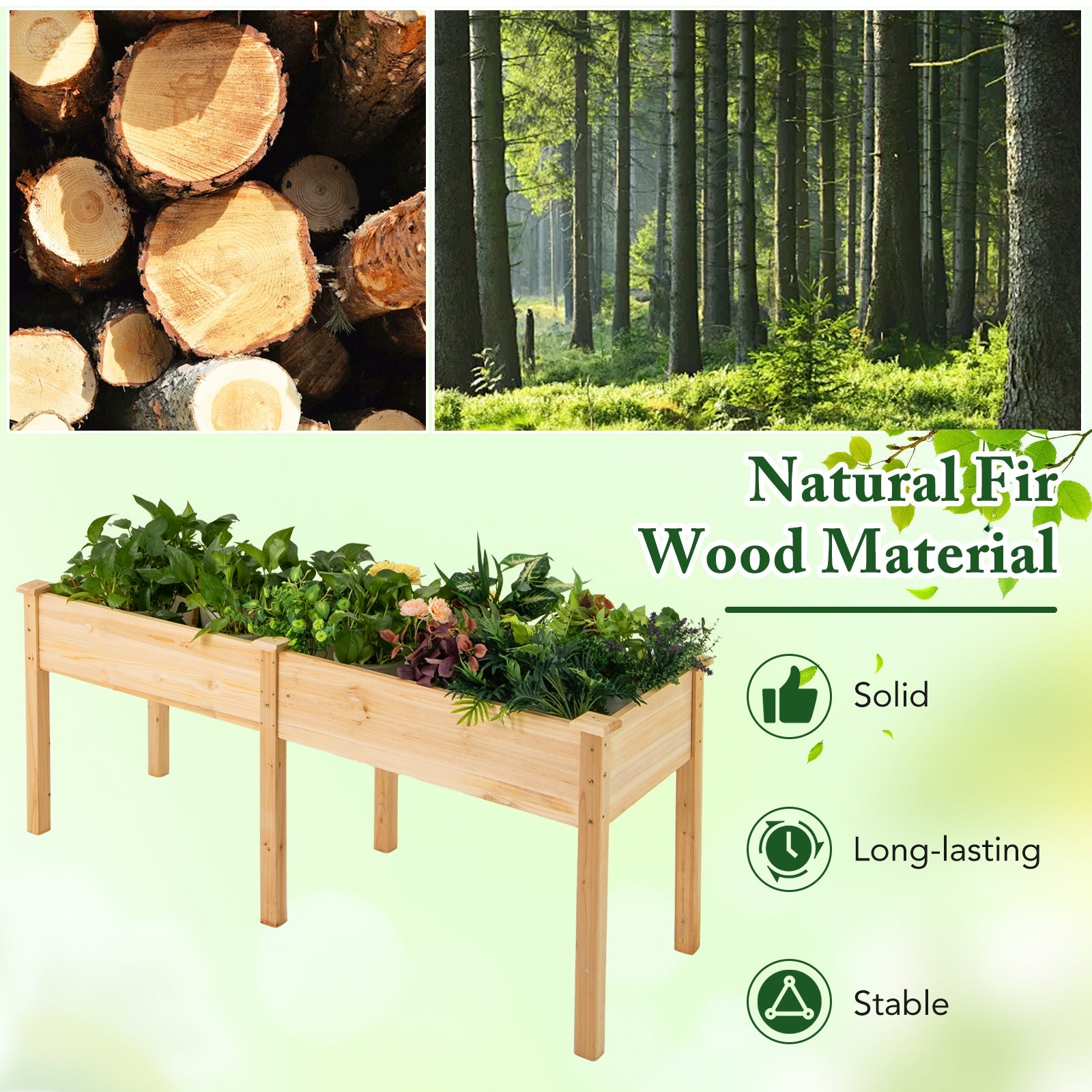 Raised Garden Bed w/Legs
