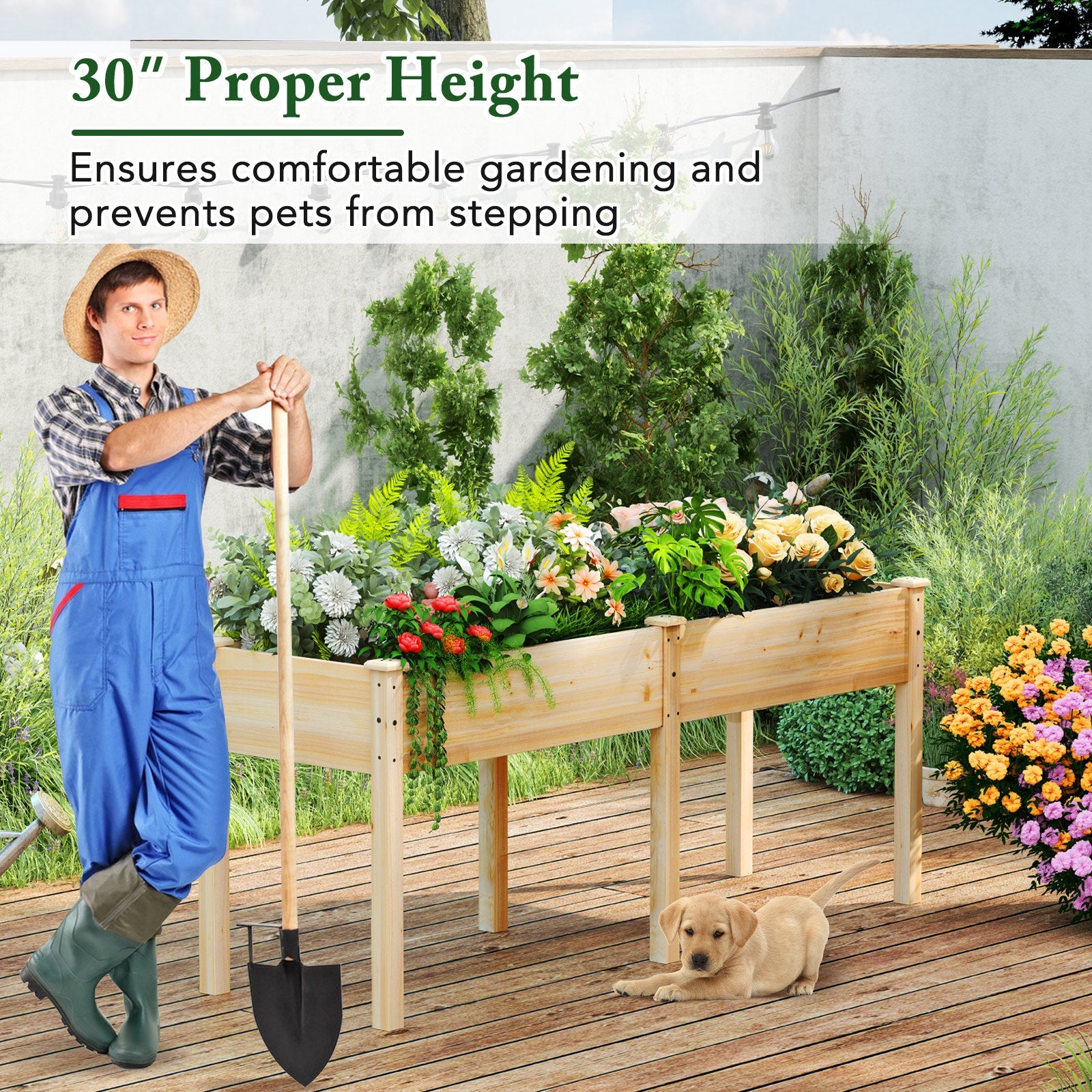 Raised Garden Bed w/Legs