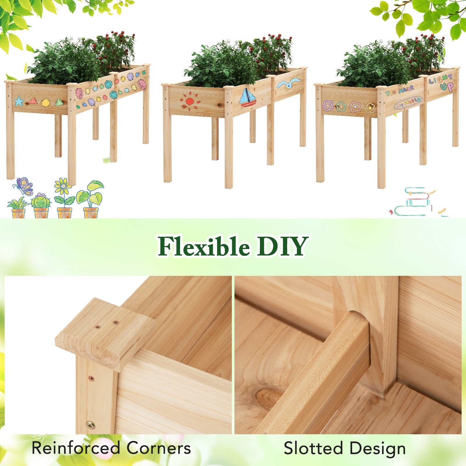 Raised Garden Bed w/Legs