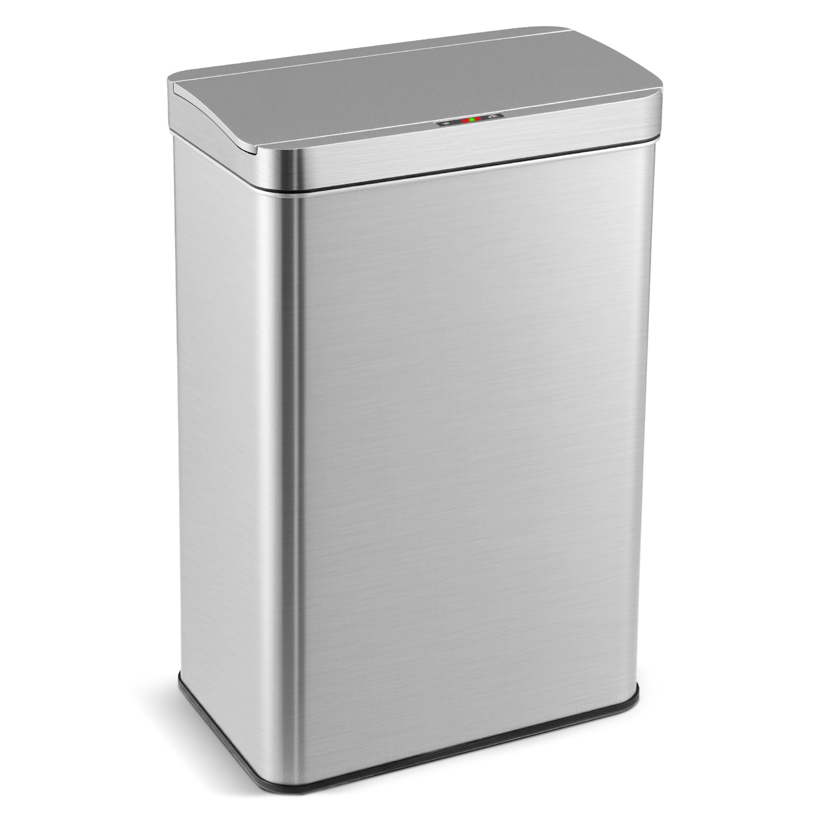 60L Automatic Trash Can with Lid, Motion Sensor Garbage Can with Stay Open & Soft Close Function