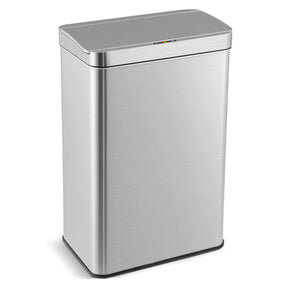 60L Automatic Trash Can with Lid, Motion Sensor Garbage Can with Stay Open & Soft Close Function