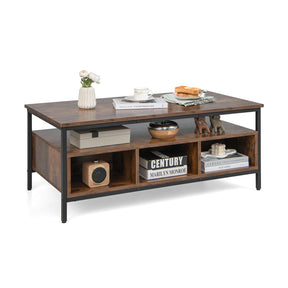 Giantex 3-Tier Coffee Table with Storage