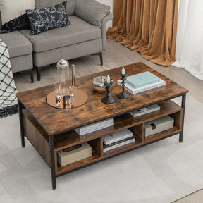 Giantex 3-Tier Coffee Table with Storage