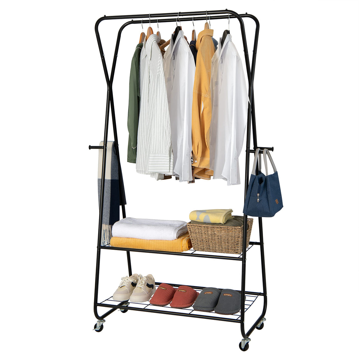 Giantex Double Rods Garment Rack