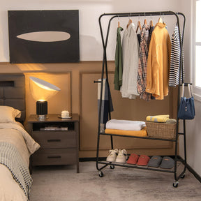 Giantex Double Rods Garment Rack