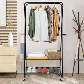Giantex Double Rods Garment Rack