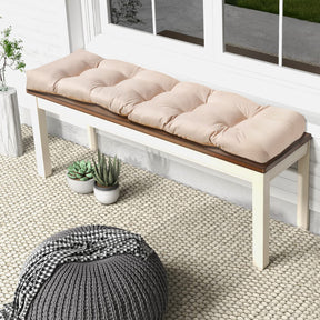 Giantex Indoor Outdoor Bench Cushion, 132 x 49 x 15 cm Patio Chair Cushions