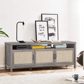 Giantex Rattan TV Stand for TVs up to 65 Inches