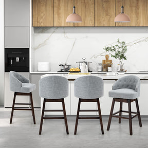 Giantex Set of 2 Bar Stools, Swivel Barstools