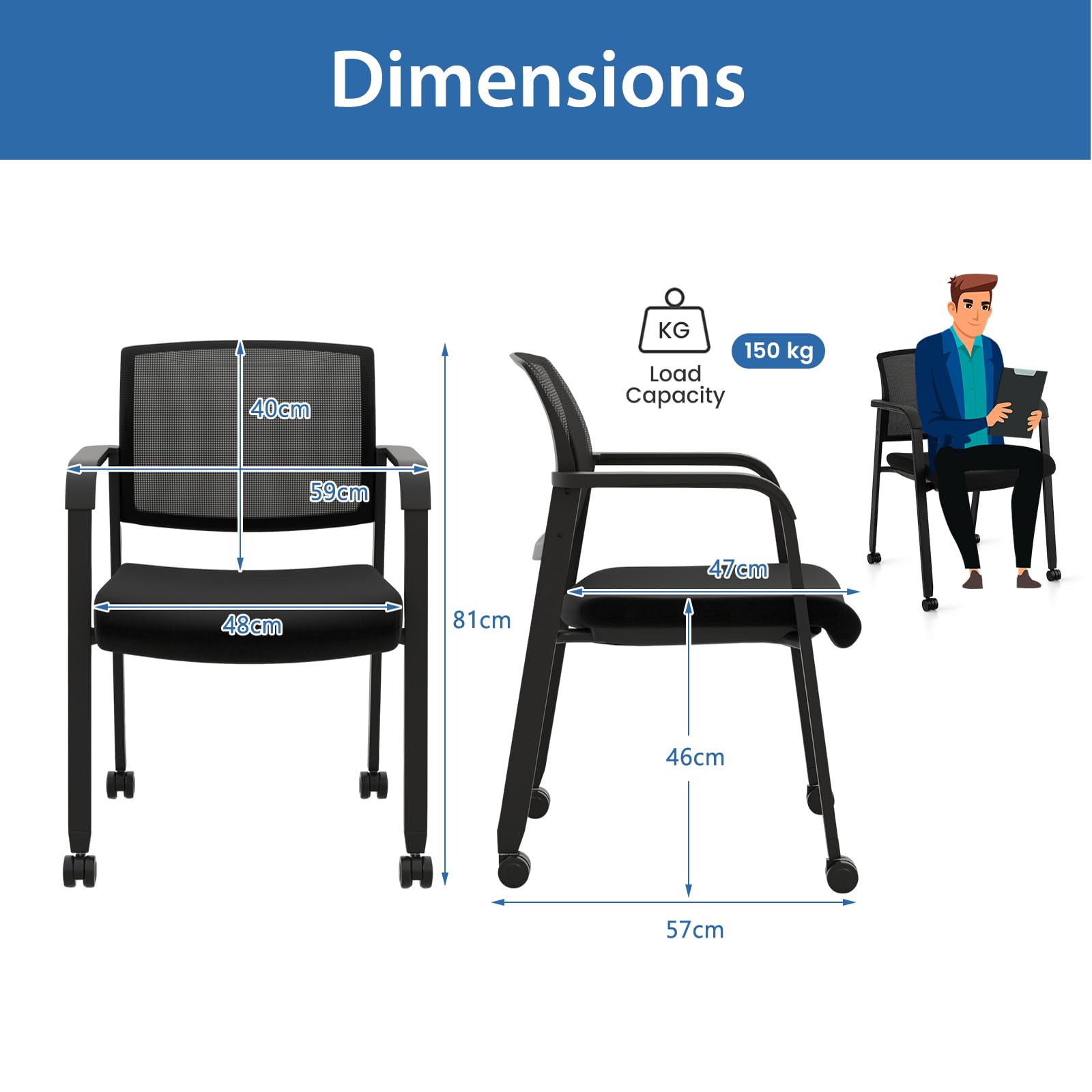 Giantex Waiting Room Chairs Set of 2