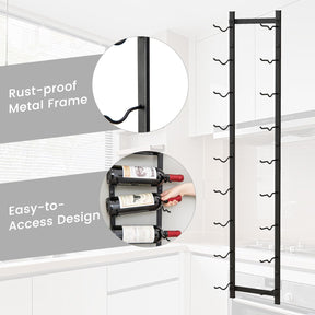 Giantex Wall Mounted Wine Rack, Hanging Wine Display Rack