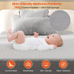 Mattress Protector Luxury Super Soft Velvet Mattress Topper Mattress Cover