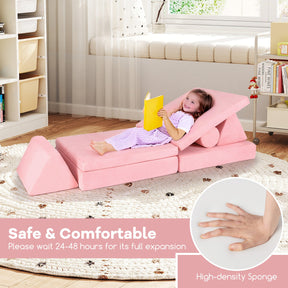 HONEY JOY 8 PCS Kids Play Couch