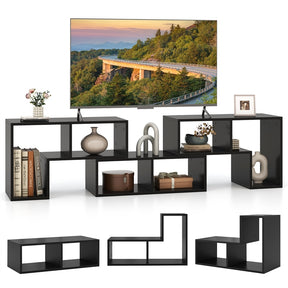 3-Piece Convertible TV Stand for Up to 65 inch TVs