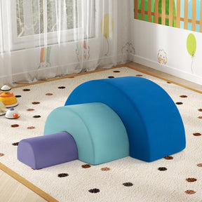 Rainbow Arc Climber Playset, Foam Climbing Blocks for Playroom