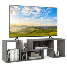 Wood TV Stands 2 PCS TV Console Cabinets for TVs up to 55 Inches