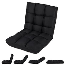 Floor Chair with 14 Adjustable Angles, Gaming Sofa w/High-Resilience Foam & Removable Cover