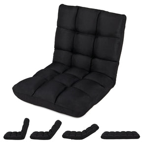 Floor Chair with 14 Adjustable Angles, Gaming Sofa w/High-Resilience Foam & Removable Cover