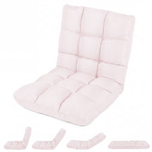 Floor Chair with 14 Adjustable Angles, Gaming Sofa w/High-Resilience Foam & Removable Cover
