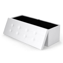 Giantex 114cm Folding Storage Ottoman Bench