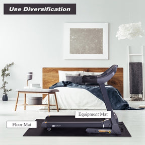 Treadmill Mat for Hardwood Floors & Carpets Protection