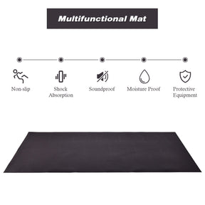 Treadmill Mat for Hardwood Floors & Carpets Protection